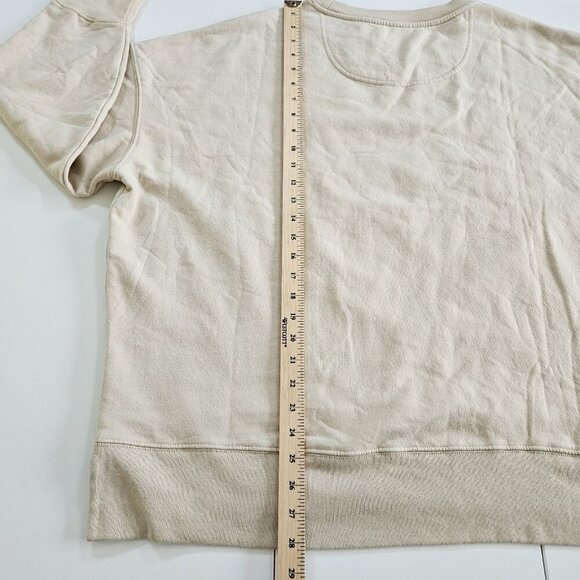 Whitney Houston Sweatshirt Womens XXL Beige LS Fleece Inside Music Icon Boho NWT - Picture 7 of 16